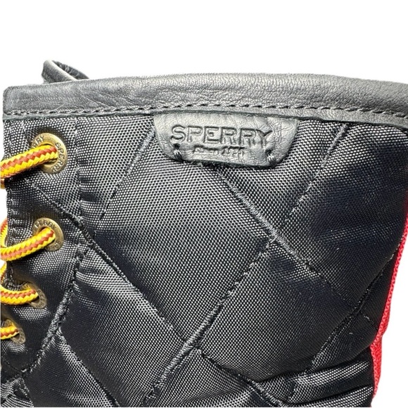Sperry Men’s Saltwater Black Quilted Rubber Duck All Weather Boot Size 10.5 - Picture 7 of 14